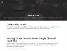 Tablet Screenshot of henry.sztul.com